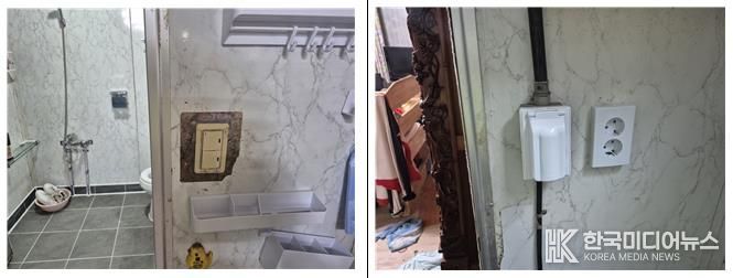 철원군 ㈜희성 관내 저소득가구 전기개보수 실시