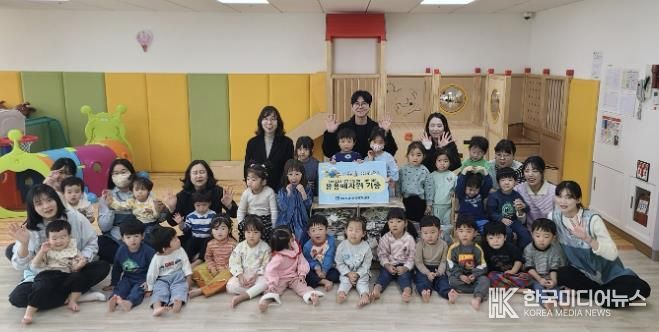 수원시 영통구 매탄3동 삼성SDS ICT수원센터 어린이집, 폐유용자원 기증으로 환경보호 실천