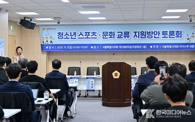청소년 스포츠, 문화 교류 지원방안 토론회