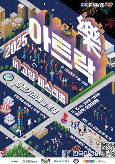 2025년 아트락in고양페스티벌 메인 포스터