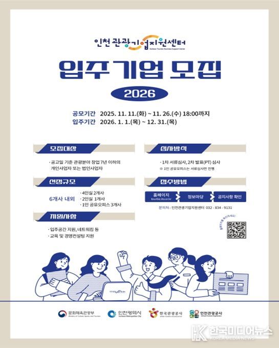 입주기업 모집 포스터