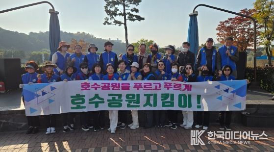 순천시 호수공원지킴이, 매주 환경정화와 캠페인 활동 펼쳐