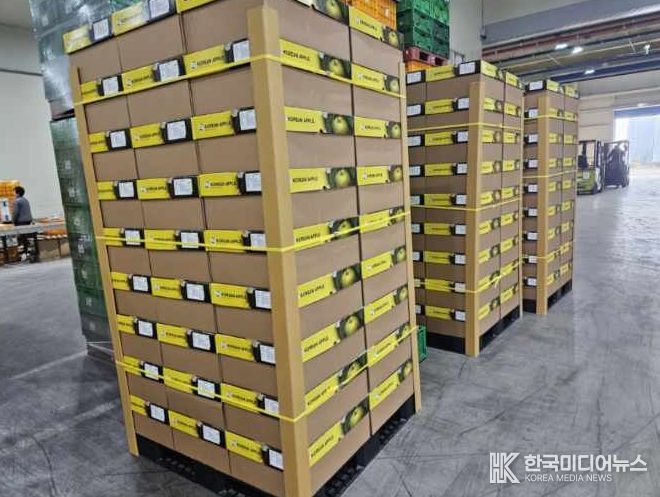 보은군, ‘결초보은 사과’ 베트남 하노이로 수출