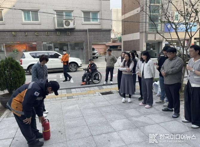 수원시 팔달구 화서1동, 2025년 공공기관 합동 소방훈련 실시