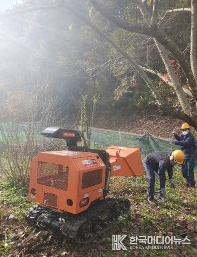 곡성군 파쇄지원단 활동 모습