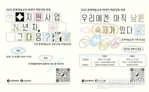 2025 문화예술교육 매개자 역량강화 과정 홍보물