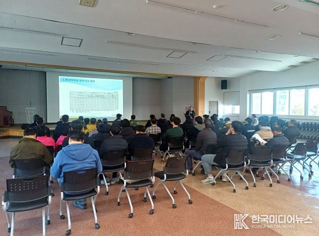 진안군, 생활폐기물 종사원 대상 산업안전보건 교육 실시