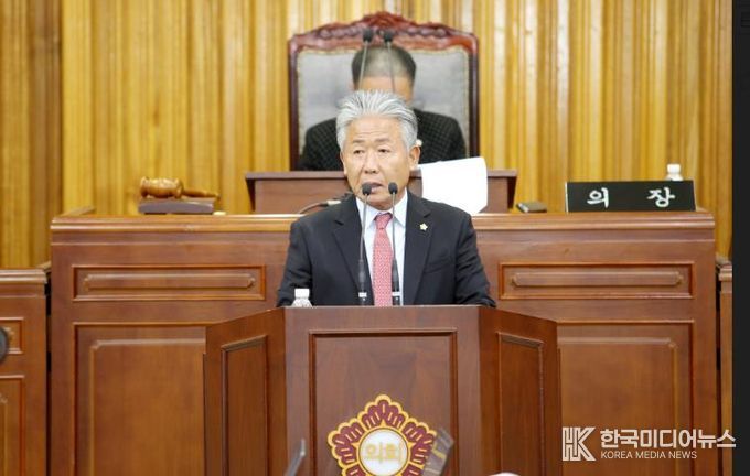 영광군의회 장기소 의원, 미래산업 TF팀 구성·양육친화주택 조성 제안