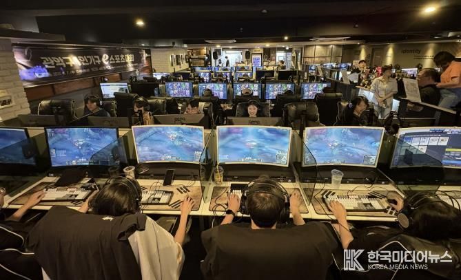 관악구 전국 최초 청년 1인가구 대상 e스포츠대회 'LOL림픽' 진행 모습