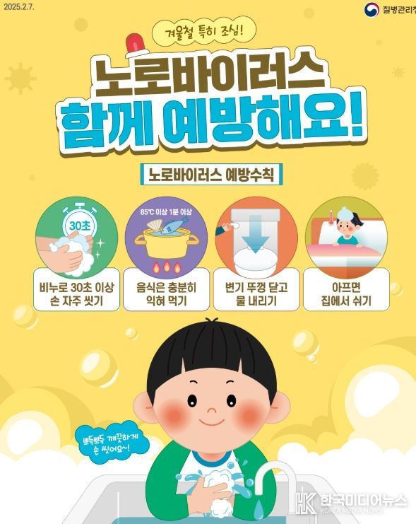 영광군, 노로바이러스 예방수칙