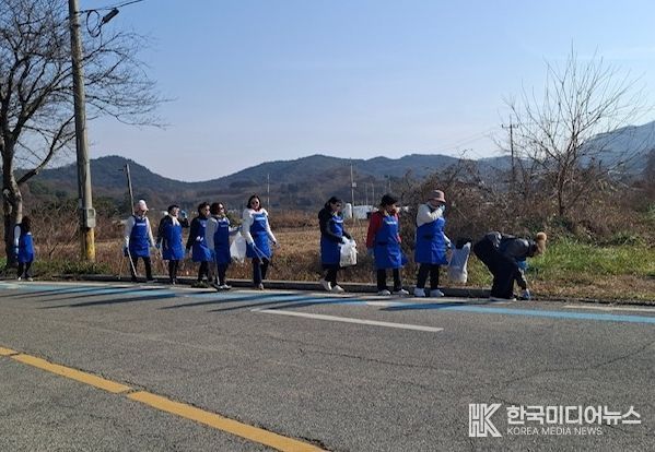 2025 영광 여성대학 수료생 환경정화 활동