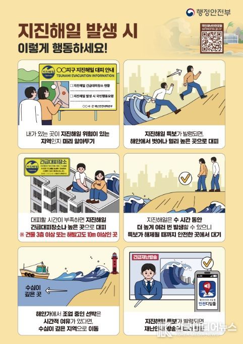 지진해일 대비 국민행동요령