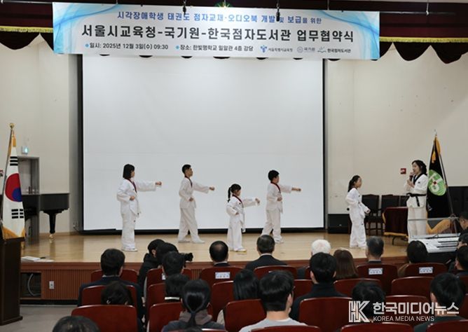 태권도 품새 시연장면