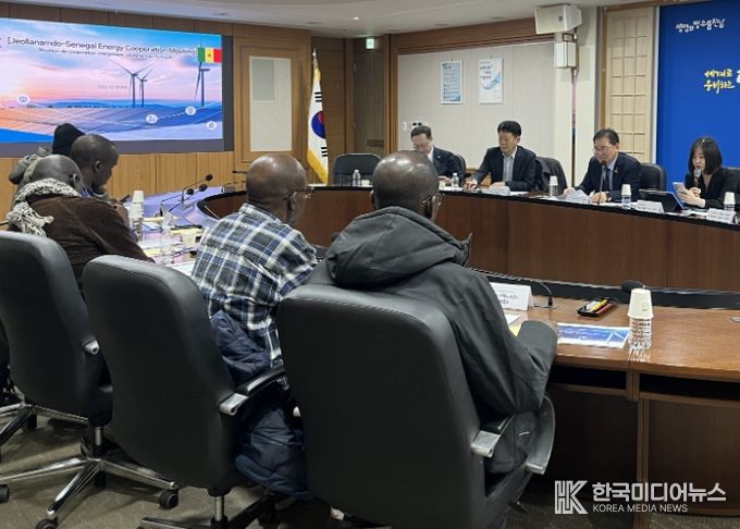 세네갈 ODA 대표단의 전남도 방문 사진