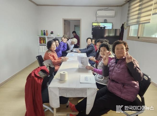 보은군 장안면 봉비리 경로당, 카페형 돌봄도서관으로 새출발