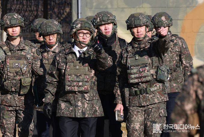 김민석 국무총리 육군 제9보병사단 방문