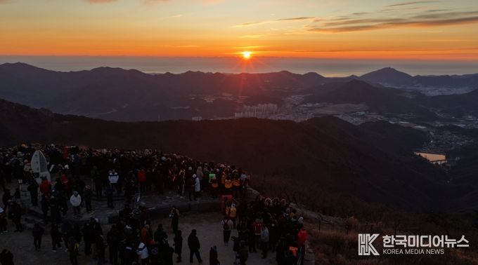 천성산 새해 해맞이