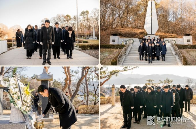 남양주시의회, 신년 현충탑·정약용 묘역 참배로 의정활동 시작