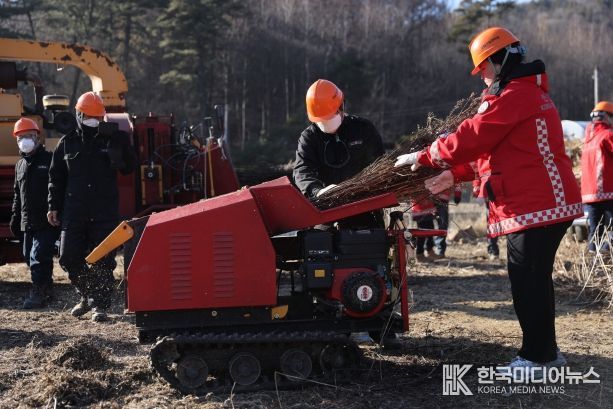 산림재난 총력대응 결의대회 및 영농 부산물 파쇄 캠페인