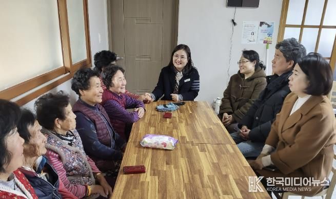 함평군 신임 신광면장, 취임 직후 면내 경로당 순회 방문