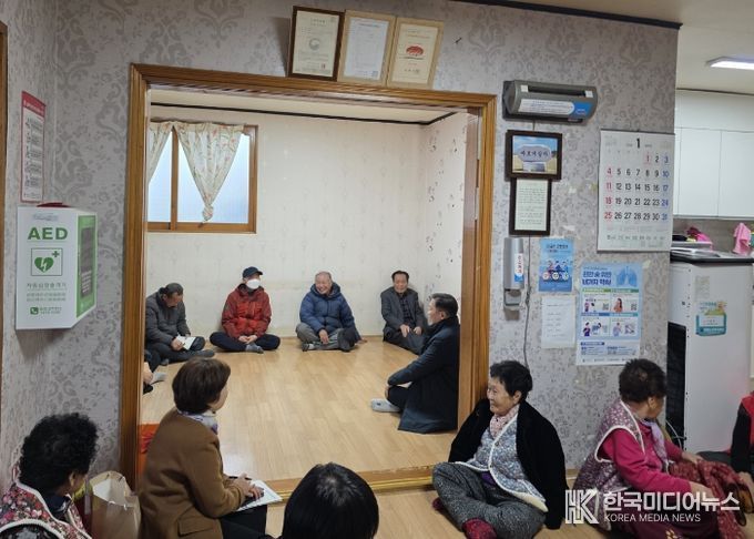 전북특별자치도, 겨울철 한파대비 경로당 현장 방문 실시