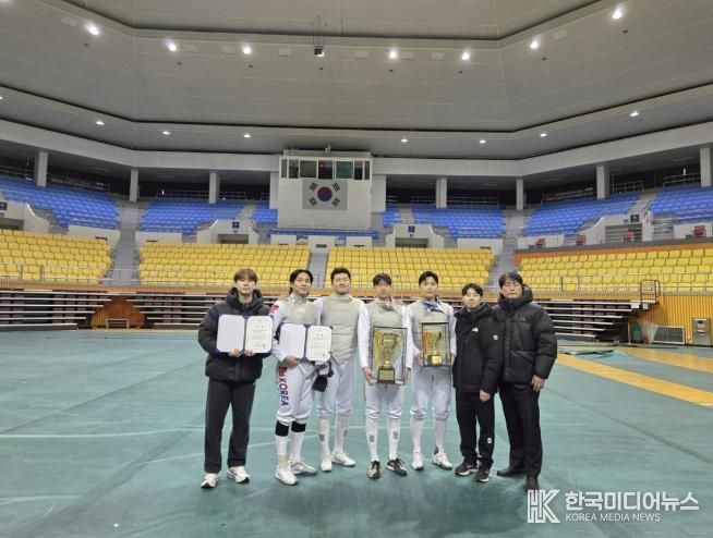 광주시청 펜싱팀, 전국 오픈선수권 단체전 우승·개인전 3위 쾌거