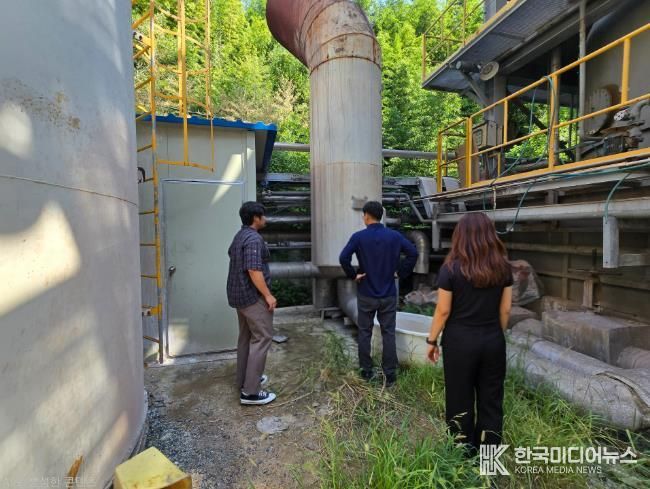 대기배출시설 정상가동 여부 점검 현장