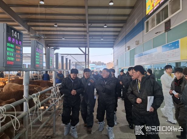전북자치도, 김제 가축시장 찾아 한우 거래 현장 점검…축산농가 애로 청취