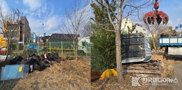 국동항 장기 방치 폐기물 처리