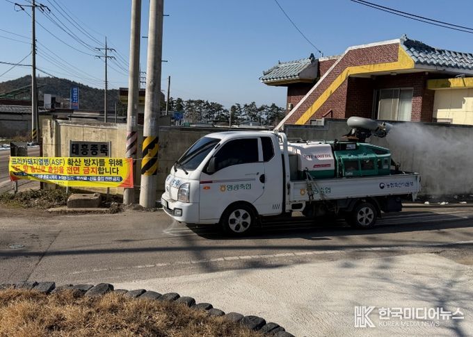 영광군, 아프리카돼지열병 확산 차단 총력