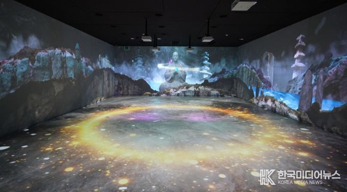 미디어아트 신규콘텐츠 모습