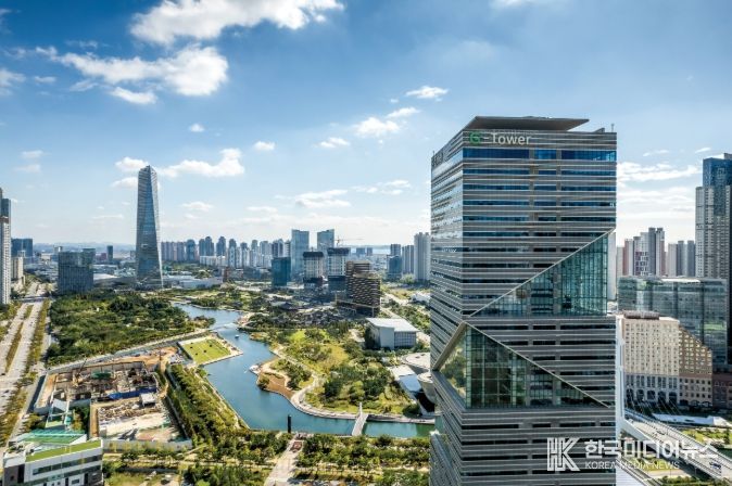 인천경제청 전경(송도 G타워)