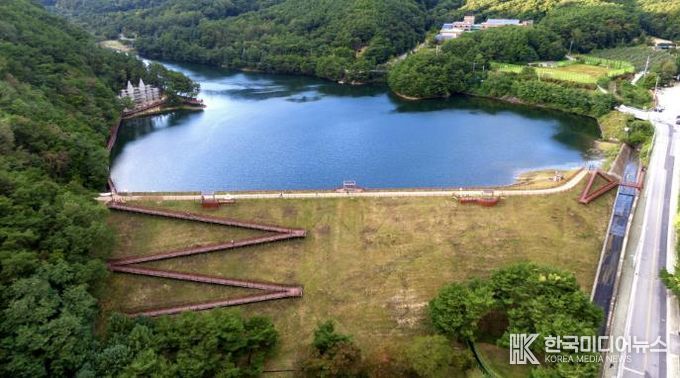 비룡담저수지 전경