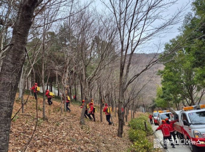 진주시, ‘산불진화·주민 대피훈련’