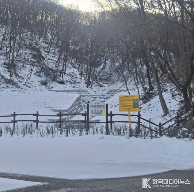 용인특례시가 산사태 취약지역에 거주하는 가구에 마을방송 시설을 설치한다. 사진은 지역내 산사태 취약지역의 모습