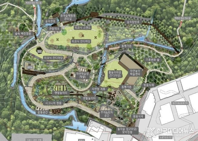 서대문구 백련근린공원 ‘놀자숲’ 조성(안)