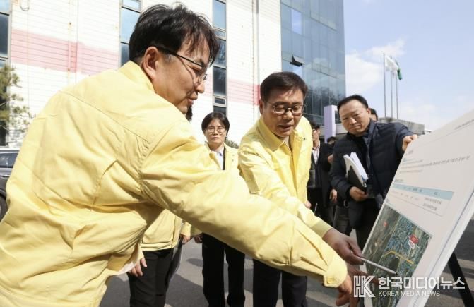의왕시, 해빙기 안전사고 대비 급경사지 안전 점검 실시