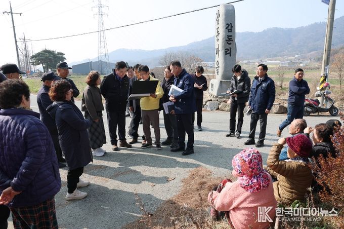 무안군, 군민 건의사항 현장 방문 점검
