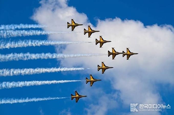 공군 특수비행단 블랙이글스 에어쇼(블랙이글스 제공)
