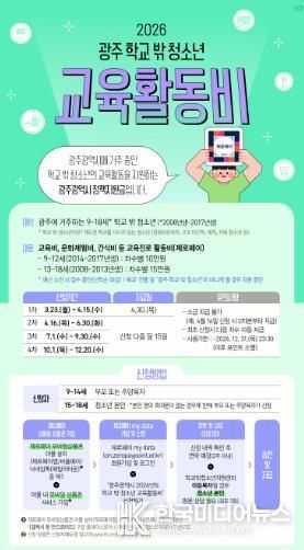 학교 밖 청소년 교육활동비 최대 60만원