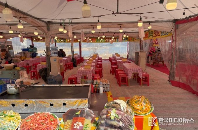 제25회 광양매화축제, 축제장은 북적... 야시장은 한산