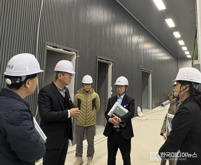 영광군, 미래농업자원육성센터 리모델링 공사 현장 점검