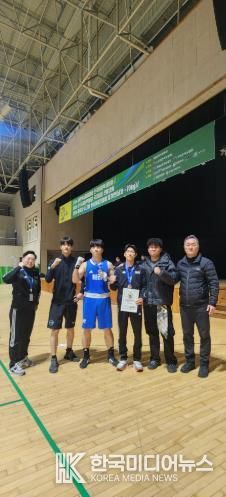 화순군청 복싱부 단체 사진