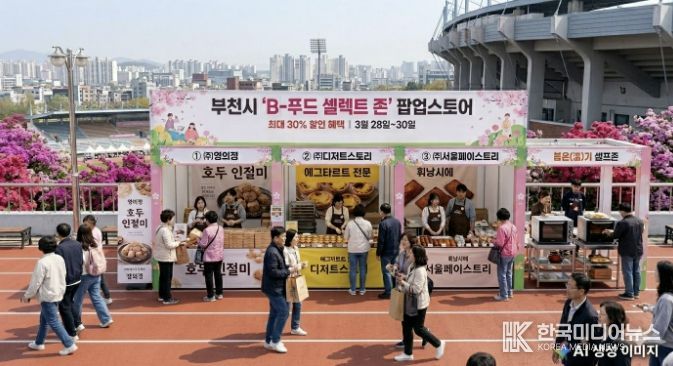 ‘B(Bucheon)-푸드 셀렉트 존’ 모습(AI 생성 이미지)