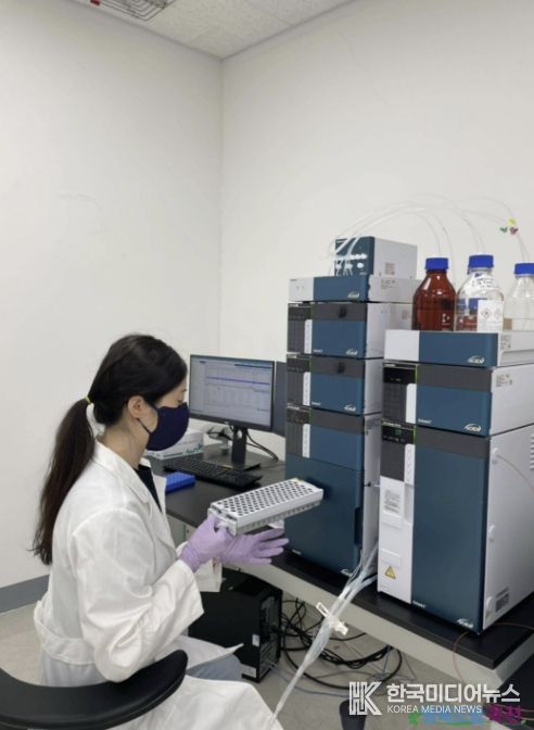 잔류농약 기기분석 사진