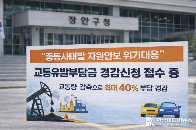 수원시 장안구, “자원안보 위기 대응”교통유발부담금 경감신청 접수 중