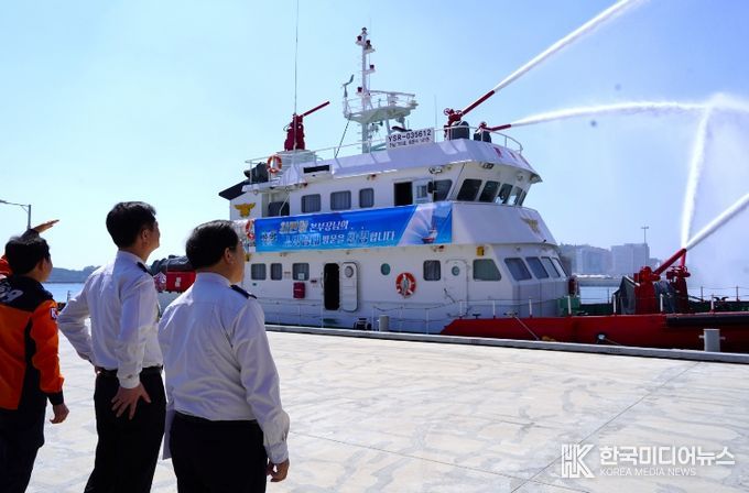 소방정대 방문사진