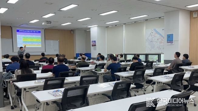 전년도 일반 경비원 교육 현장 모습