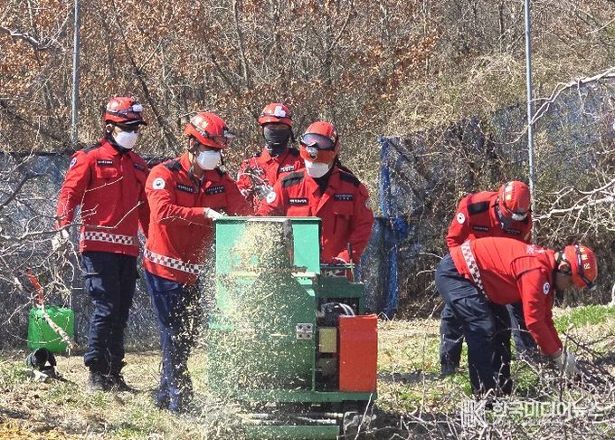영농부산물 파쇄 지원