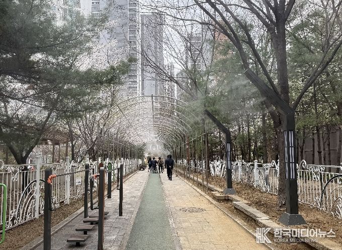인천 동구, 폭염 대비‘쿨링포그’ 설치 완료